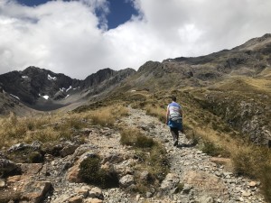 Climbing to Temple Basin